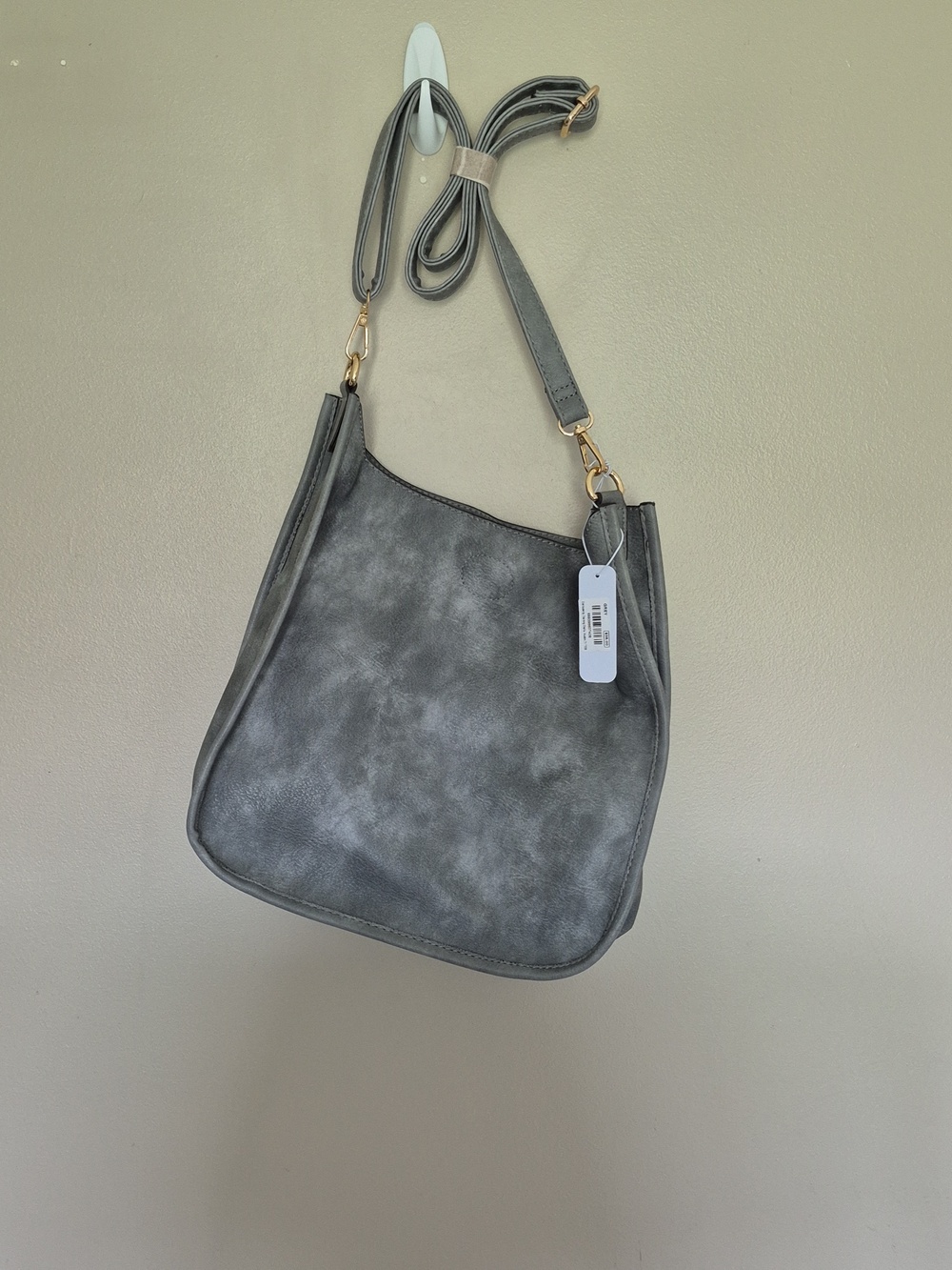 New! Gray Crossbody Shoulder Bag